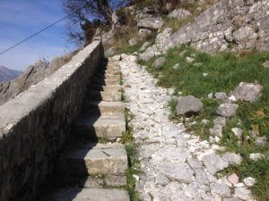 Kotor fortifications - Steps