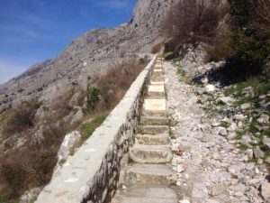 Kotor fortifications - Steps, and plenty more