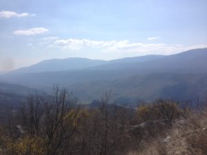 On the way to Ostrog Monastery