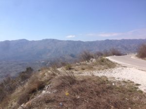 On the way to Ostrog Monastery