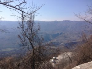 On the way to Ostrog Monastery