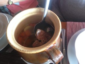 Koliba Restaurant - Goat stew