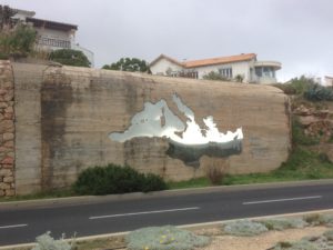 Mediterranean Sea in stainless steel