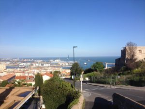 View of Sete from the hill