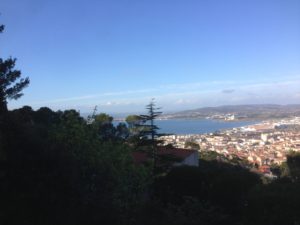 View of Sete from the hill