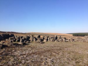 Rock formations at Kaapse Hoop