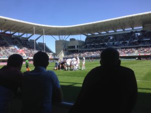 Match between Montpellier and Bayonne