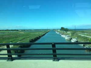 Canal du Midi from the bus