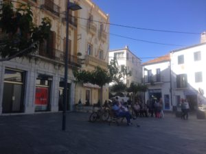 Restaurant with Estrella Damm - Hotel Residencia to its left