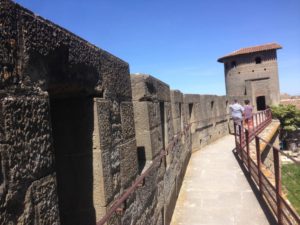 Cité de Carcassonne - Walking along its wall