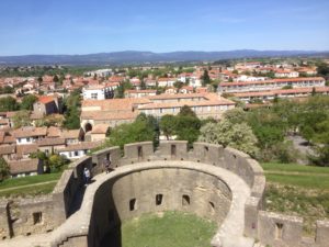 Cité de Carcassonne - Walking along its wall