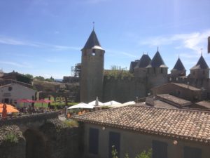 Cité de Carcassonne - Walking along its wall