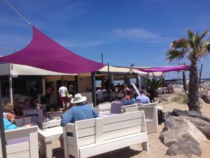 Lovely retaurant on the beach