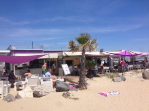 Lovely retaurant on the beach