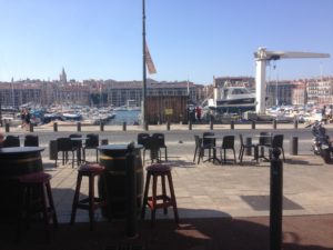 View to Vieux Port from O'Malley's Irish Pub