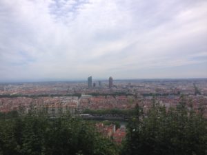 View from La Basilique Notre Dame de Fourvière