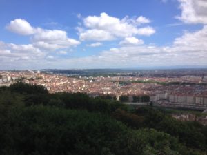 View from La Basilique Notre Dame de Fourvière