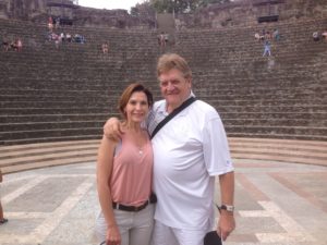 Estee and Dries at the Théâtre gallo-romain