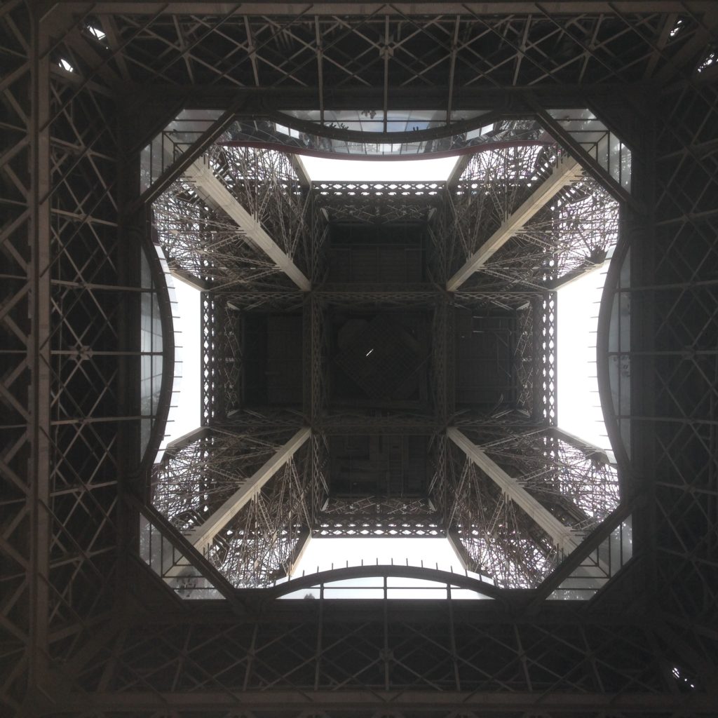 Eiffel Tower from below