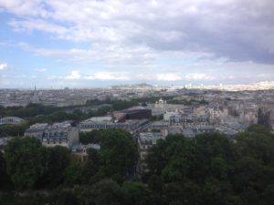 Eiffel Tower - View northeast from 1st floor