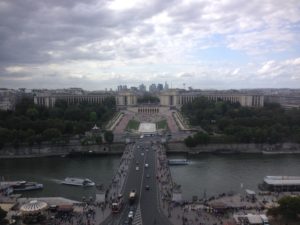 Eiffel Tower - View northwest from 1st floor