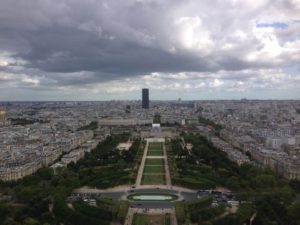 Eiffel Tower - View southeast from 2nd floor