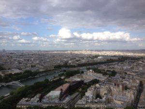 Eiffel Tower - View northeast from 2nd floor