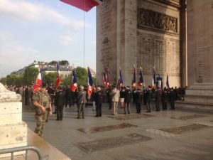 Arc de Triomphe ceremony