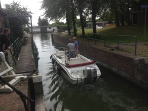 Muiden - Outgoing boat