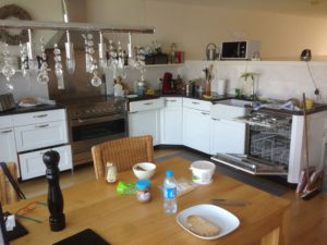 Kitchen and dining area