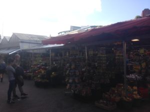 Flower market around the corner from Heinen Delftware shop