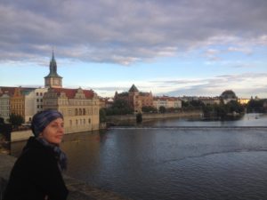 Adri on Charles Bridge