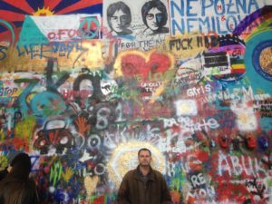 John Lennon wall and me