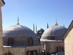 The Blue Mosque as seen from Hagia Sophia