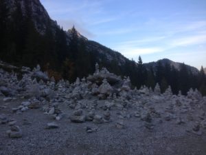 Weird rock stackings