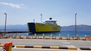 Our ferry arriving to ferry us away